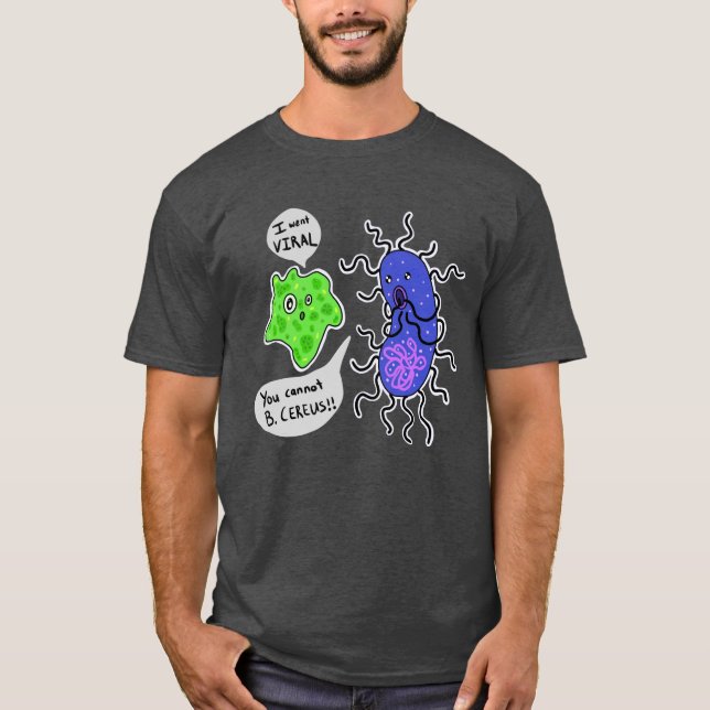 Virale Mikroben T-Shirt (Vorderseite)