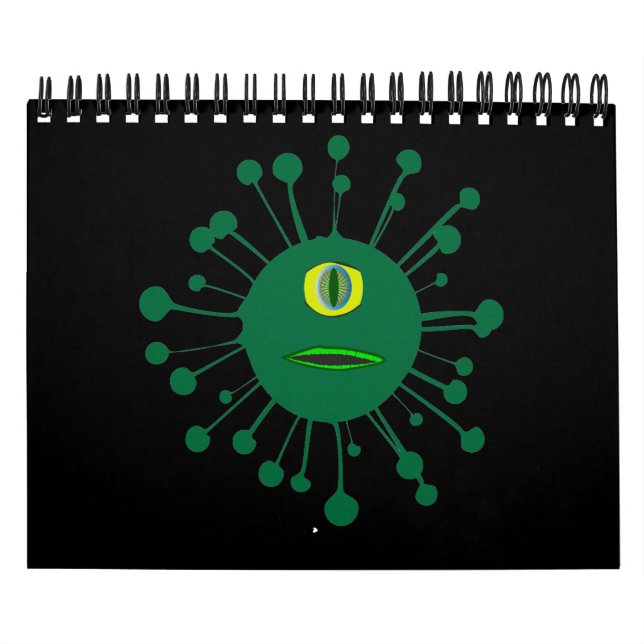 Virale One Mit Augen Monster Bug Kalender (Titelbild)