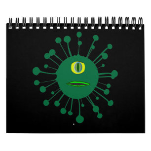 Virale One Mit Augen Monster Bug Kalender