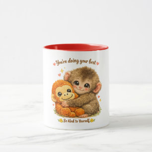 Viraler Punch-Affen-Umarmer-Becher Japanischer Mak Tasse