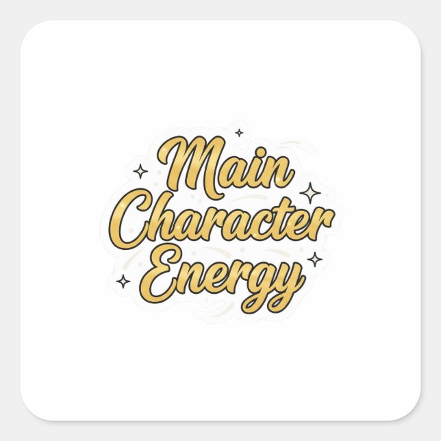 ViralVibes Collection Quadratischer Aufkleber (Vorderseite)