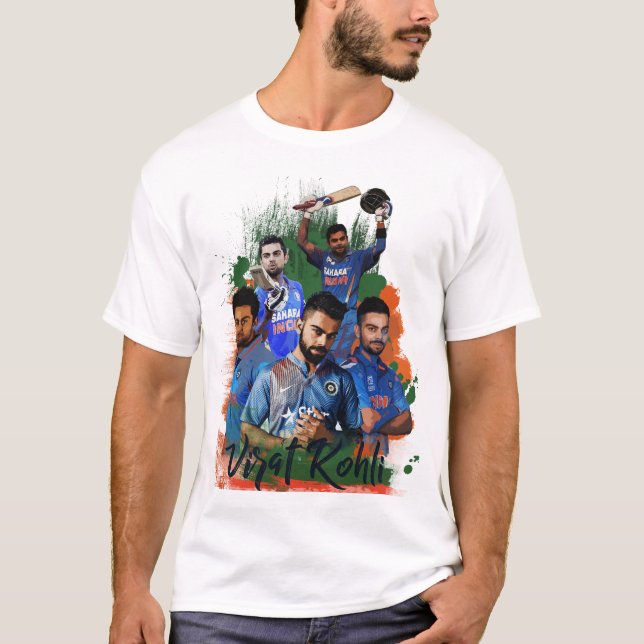 Virat Kohli Kunst T-Shirt (Vorderseite)