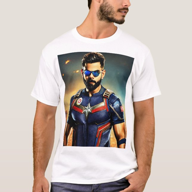 "Virat Kohli trotzt Grenzen und dominiert sie T-Shirt (Vorderseite)