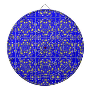 Virbrant Retro Blue Dartscheibe
