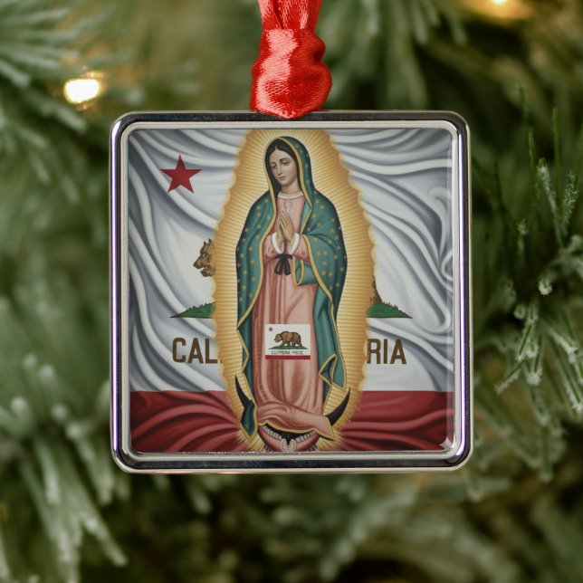 Virgen de Guadalupe - California Ornament Aus Metall (Baum)