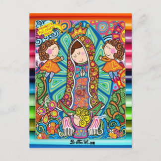 VIRGEN DE GUADALUPE CARICATURA 06 CUSTOMIZABLE PRO POSTKARTE
