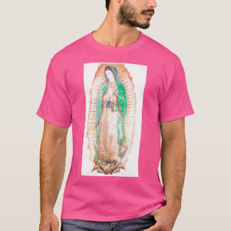Virgen de Guadalupe Großes mexikanisches Design T-Shirt