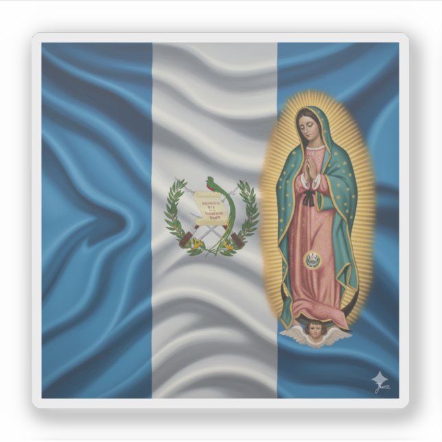 Virgen de Guadalupe - Guatemala Aufkleber (Vorderseite)