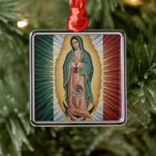 Virgen de Guadalupe - Mexiko Ornament Aus Metall