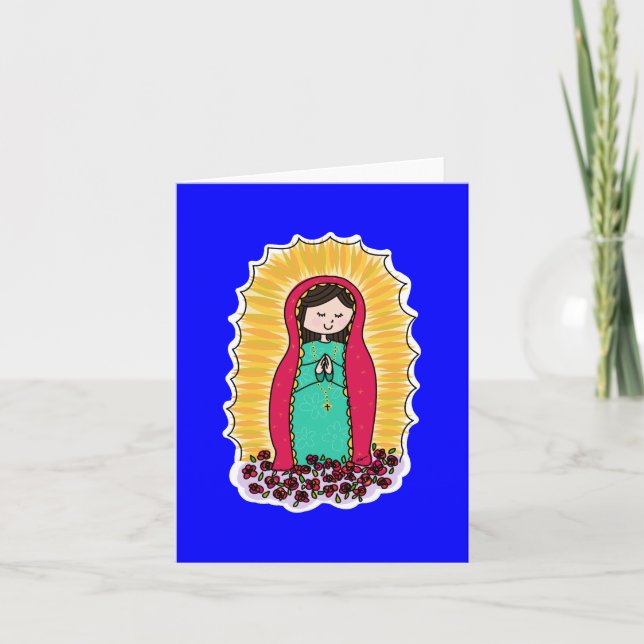 Virgen De Guadalupe Note Card Karte (Vorderseite)
