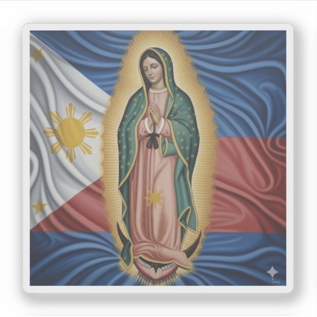 Virgen de Guadalupe - Philippines Aufkleber (Vorderseite)