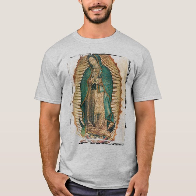 Virgen De Guadalupe (traditionell) T-Shirt (Vorderseite)