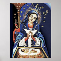 Virgen de la Altagracia Color Pencil