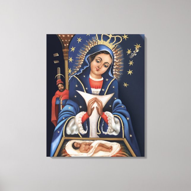 Virgen de la Altagracia Wrapped Canvas Leinwanddruck (Vorderseite)