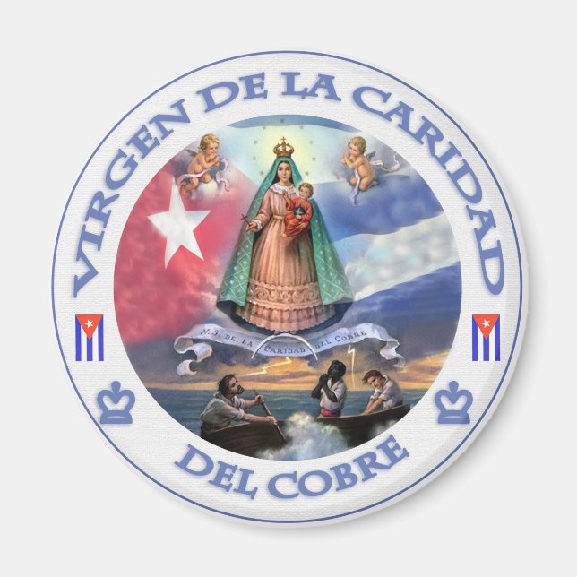 VIRGEN DE LA CARIDAD DEL COBRE CUBAN PATRIOT SAINT MAGNET (Vorne)