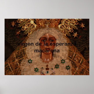 Virgen de la esperanza macarena poster