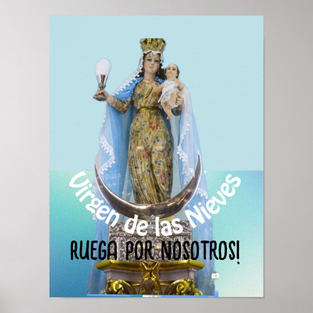 Virgen de las Nieves Poster (Vorne)