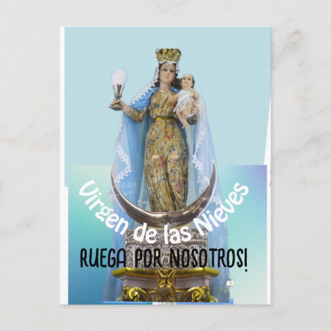 Virgen de las Nieves Postkarte (Vorderseite)