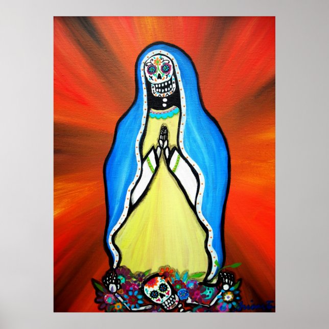 Virgen Guadalupe Tag des Toten Posters Poster (Vorne)