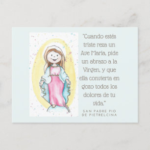 Virgen María Feiertagspostkarte