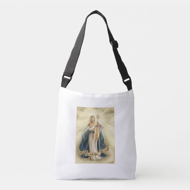 Virgen Maria Tragetaschen Mit Langen Trägern (Vorderseite)