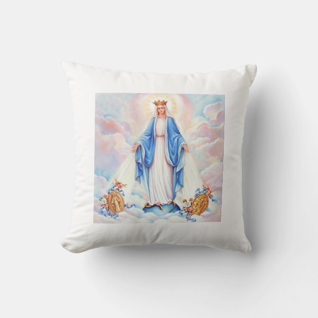 Virgen Medalla Milagrosa Kissen (Vorderseite)