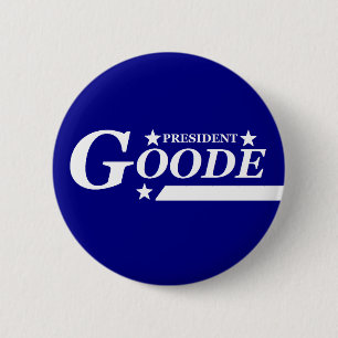 Virgil Goode für Präsidenten Button