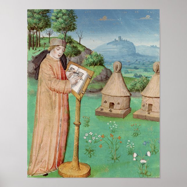 Virgil schreibt das Leben der Bienen Poster (Vorne)