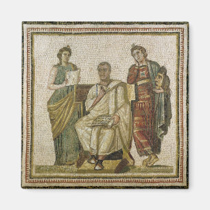 Virgil und die Musen, aus Sousse Magnet