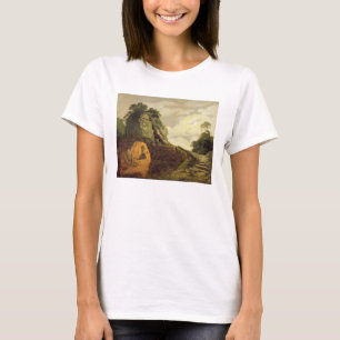 Virgils Grab durch Mondschein mit Silius Italicus, T-Shirt