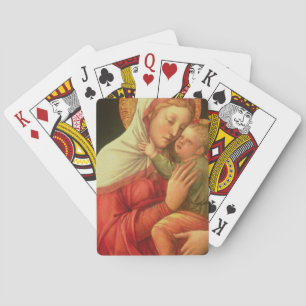 Virgin and Child, c.1465 (oil on panel) Spielkarten