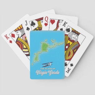 Virgin Gorda Karte Spielkarten