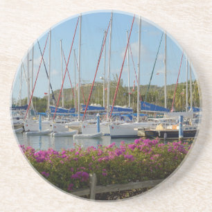 Virgin Gorda Yachthafen Sandstein Untersetzer