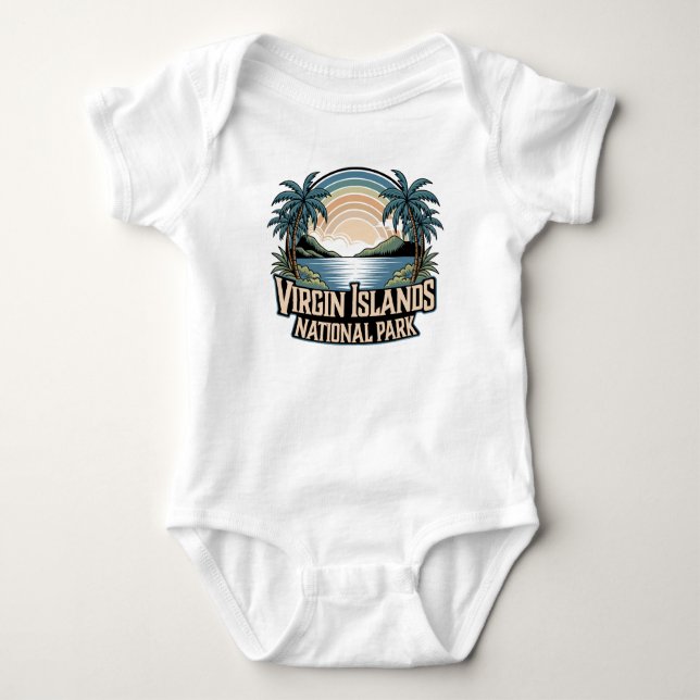 Virgin Islands National Park Baby Strampler (Vorderseite)