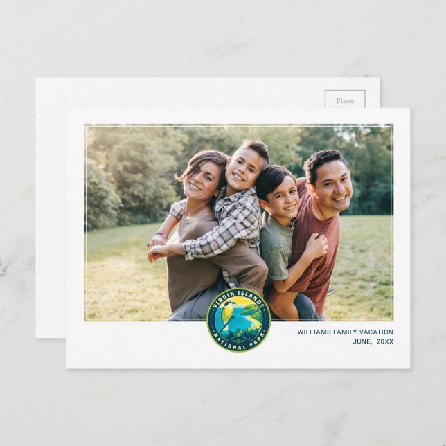 Virgin Islands National Park Postkarte (Vorne/Hinten)