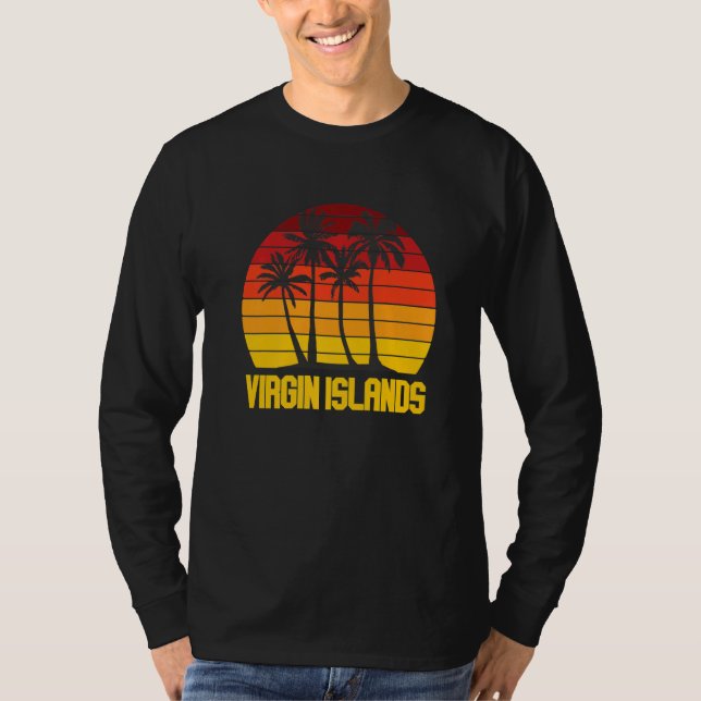 Virgin Islands St. John National Park Palm trees S T-Shirt (Vorderseite)