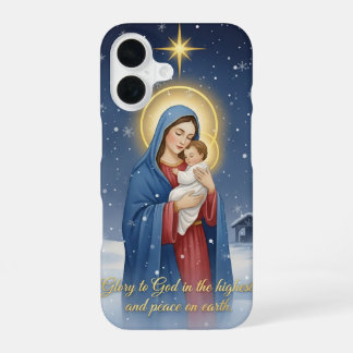 Virgin Mary and Child Jesus Phone Case iPhone 16 Hülle