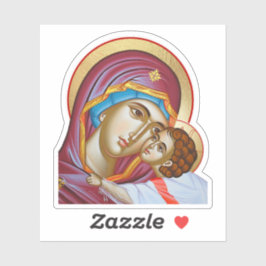 Virgin Mary Decal Theotokos Aufkleber