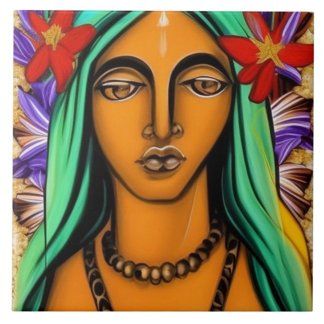 Virgin Mary Fliese (Vorderseite)