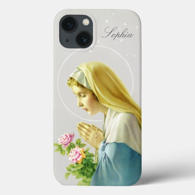 Virgin Mary Prayer Case-Mate iPhone Case (Rückseite)