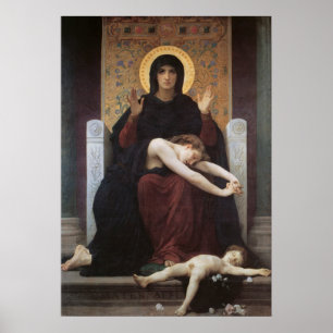 Virgin of Consolation – William Adolphe Bouguereau Poster