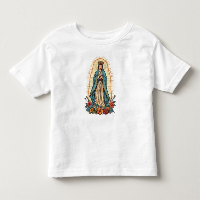 Virgin of Guadalupe Toddler's Tee Shirt (Vorderseite)
