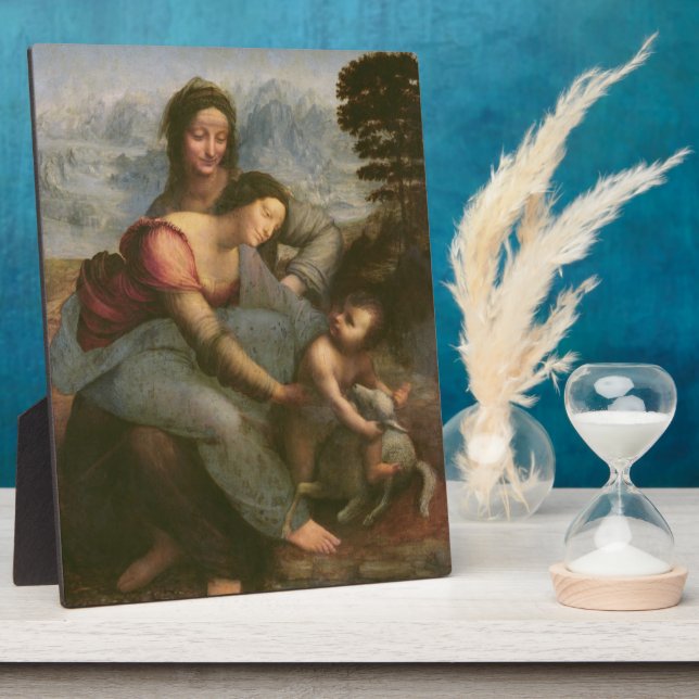 Virgin und Child with St. Anne, c.1510 Fotoplatte (Seite)