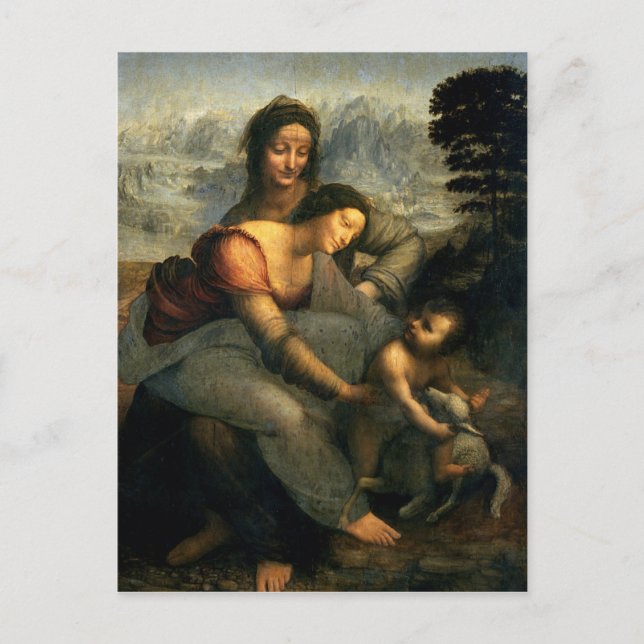 Virgin und Child with St. Anne, c.1510 Postkarte (Vorderseite)