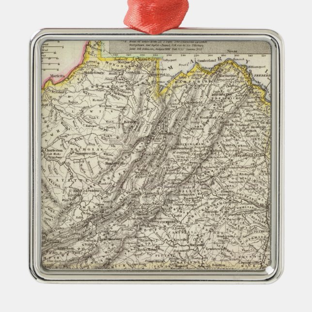 Virginia 6 ornament aus metall (Vorne)