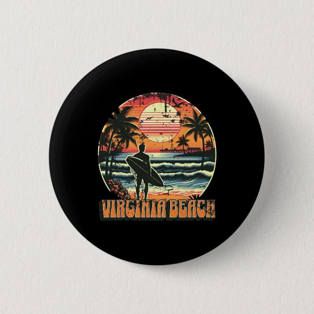 Virginia Beach _4  Button (Vorderseite)