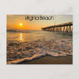 Virginia Beach Angelplatz bei Sonnenaufgang Postkarte