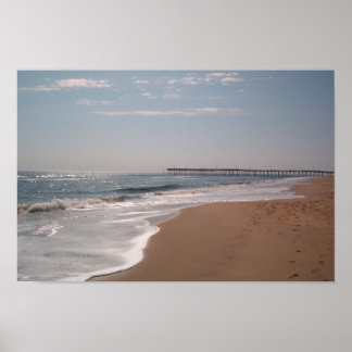 Virginia Beach außerhalb der Saison Poster