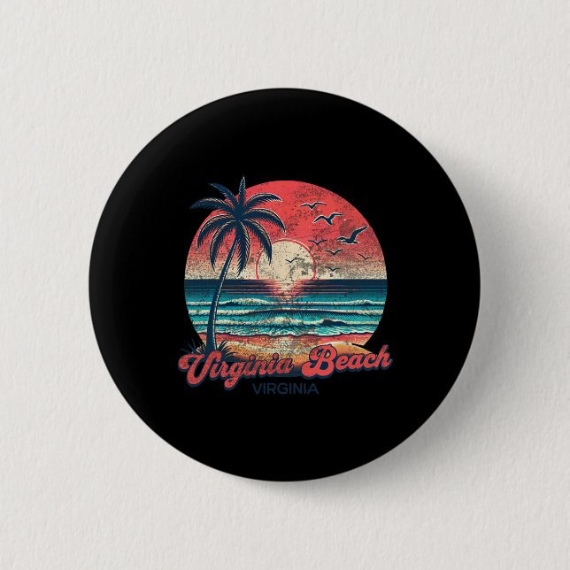 Virginia Beach  Button (Vorderseite)