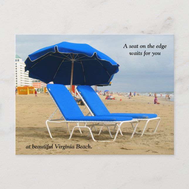 Virginia Beach erwartet Postcard Postkarte (Vorderseite)